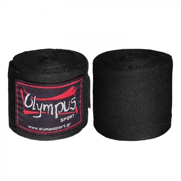 Πυγμαχικά Γάντια Olympus Training IV PU 12oz +ΜΠΑΝΤΑΖ OLYMPUS BOXING ΕΛΑΣΤΙΚΑ (2,5m) + ΜΑΣΕΛΑ OLYMPUS Μονή Μαύρη - Image 3