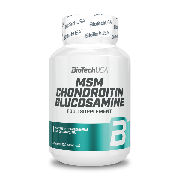 BioTech USA MSM Chondroitin Glucosamine 60 Tabs (30 servings)